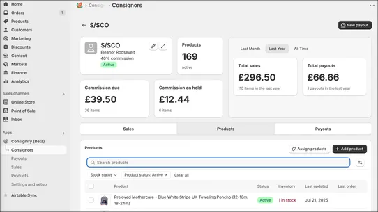 Consignify screenshot