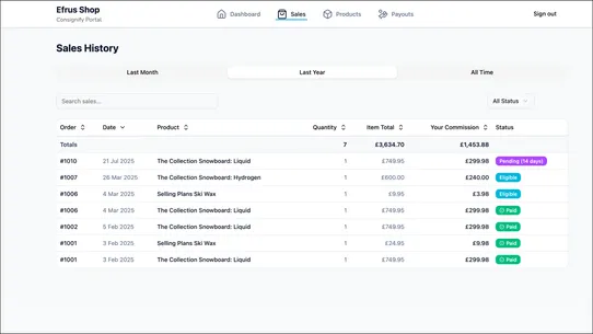 Consignify screenshot