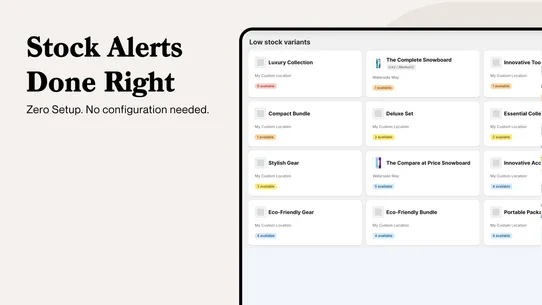 GoneSoon: Low Stock Alerts screenshot