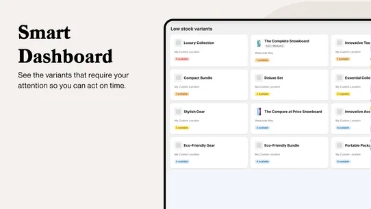 GoneSoon: Low Stock Alerts screenshot