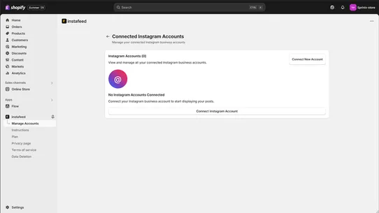 Sprinix Instafeed screenshot