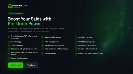 PreOrder Guru screenshot