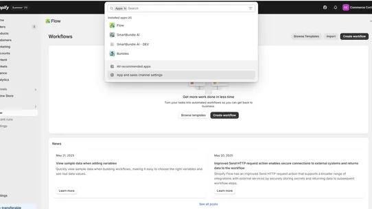 CommerceCortex Smart Bundle AI screenshot