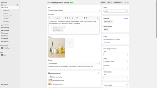 CommerceCortex Smart Bundle AI screenshot