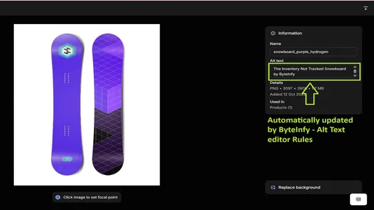 ByteInfy ‑ Alt Text Img Editor screenshot