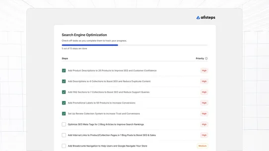Allsteps screenshot