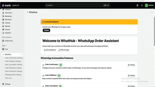 WhatHub – Order Automation screenshot