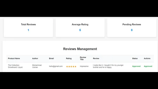 Reviews Master screenshot