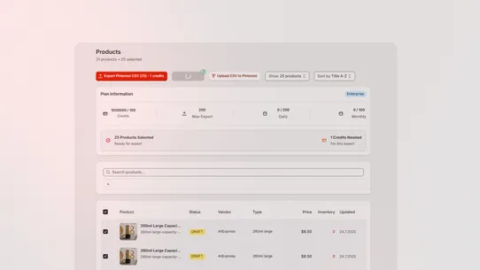 P!N: Easy Pinterest Export screenshot