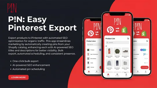 P!N: Easy Pinterest Export screenshot