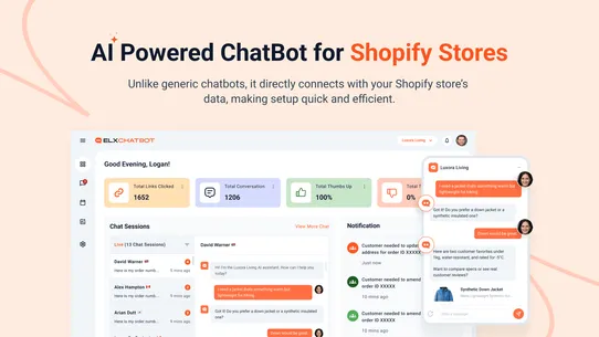 ELX Chatbot: AI &amp; Live Chat screenshot