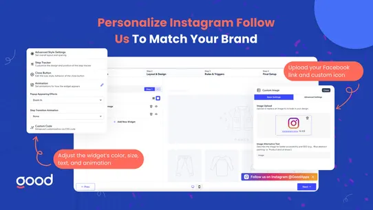 GA: Instagram Follow screenshot