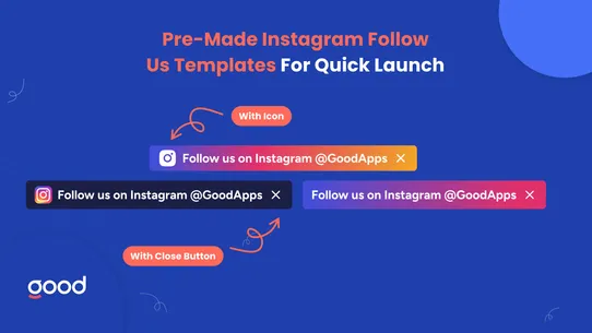 GA: Instagram Follow screenshot