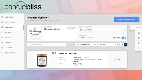 Candle Bliss: Drop Shipping screenshot