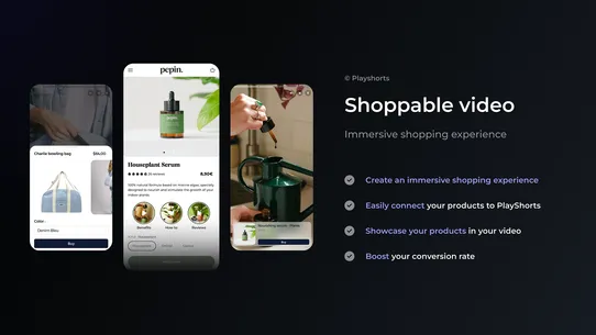 PlayShorts Shoppable Video UGC screenshot