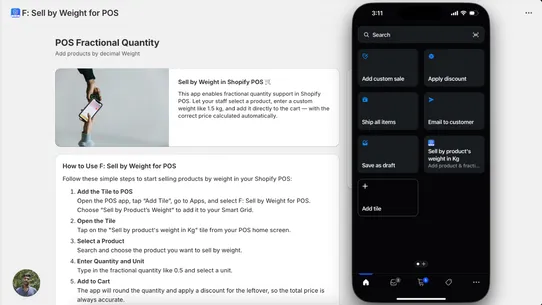 F: Sell by Weight for POS screenshot