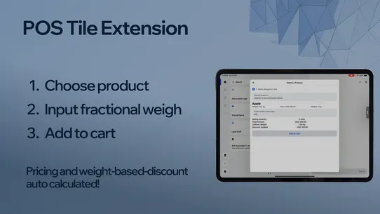 F: POS Sell by Weight screenshot