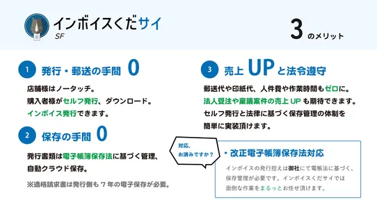 インボイスくだサイSF screenshot