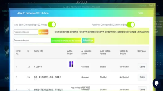 AI‑SEO screenshot