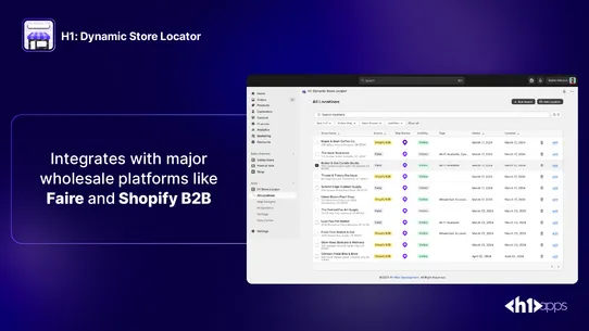 Dynamic Store Locator screenshot