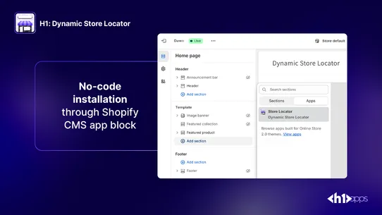 Dynamic Store Locator screenshot