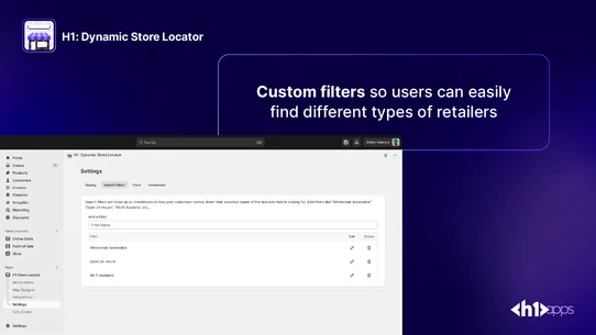 Dynamic Store Locator screenshot