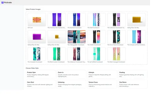 Pictivate screenshot