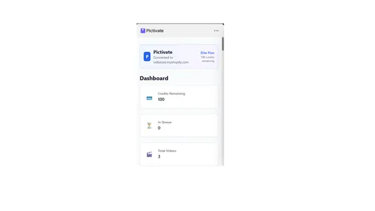 Pictivate screenshot