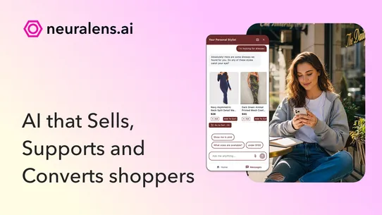 Neuralens AI Sales Chatbot screenshot