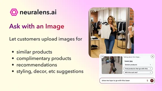 Neuralens AI Sales Chatbot screenshot