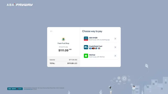 ABA PayWay screenshot