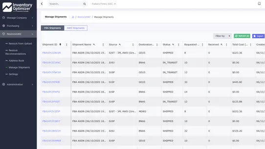 Inventory Optimizer screenshot
