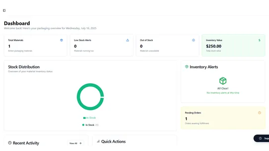 PACKTRACK ‑ Packaging insights screenshot