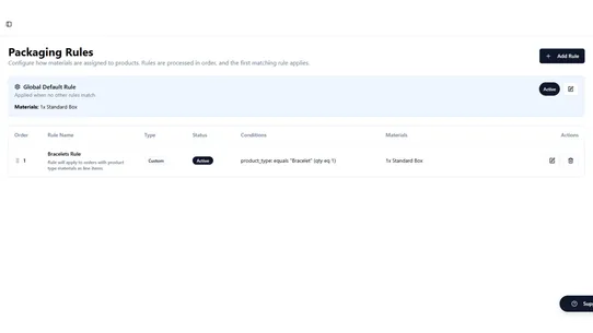 PACKTRACK ‑ Packaging insights screenshot