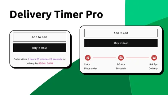 Delivery Timer Pro screenshot