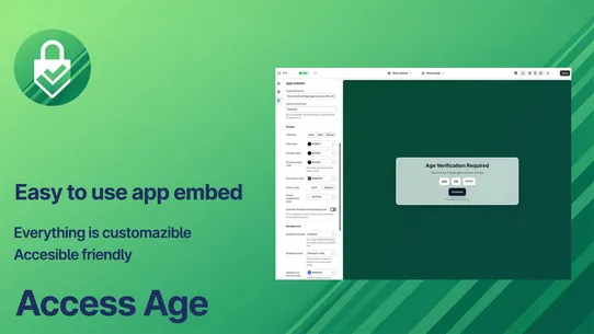 Access Age ‑ Verify Age Modal screenshot