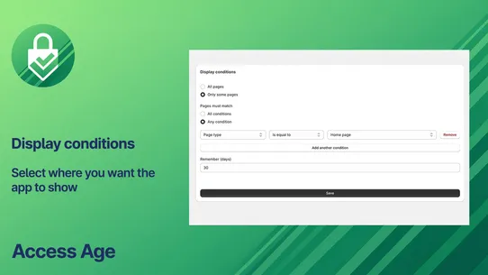 Access Age ‑ Verify Age Modal screenshot