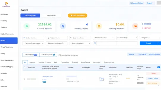 Creatidrop‑Brand Dropshipping screenshot