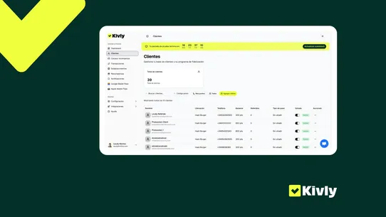 Kivly ‑ Fidelización screenshot