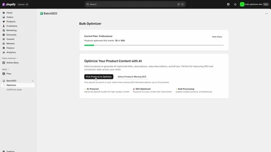 BatchSEO ‑ AI SEO Optimizer screenshot