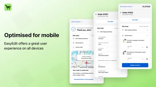 EasyEdit ‑ Order Editing screenshot