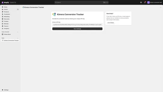 Kimera Conversion Tracker screenshot