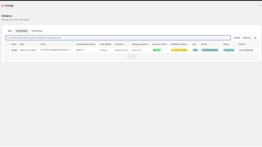 Hulagi Logistics screenshot