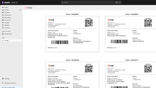 Hulagi Logistics screenshot
