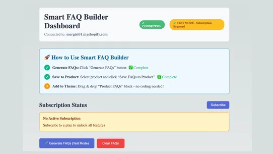 Smart Faqs Builder screenshot