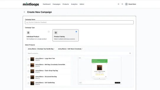 Mintloops screenshot