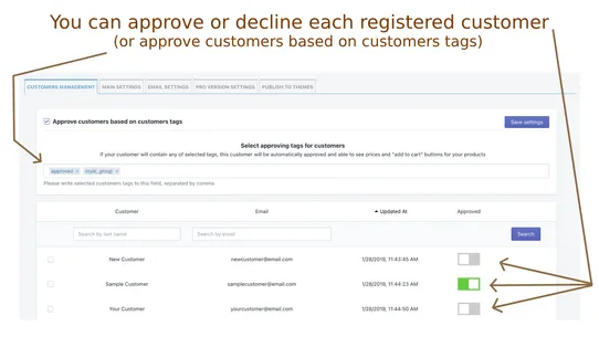 Singleton | Verify Customers screenshot