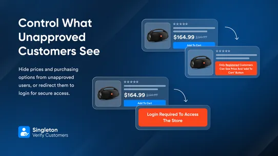 Singleton | Verify Customers screenshot