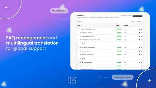 Shelly: AI Chatbot &amp; FAQs screenshot