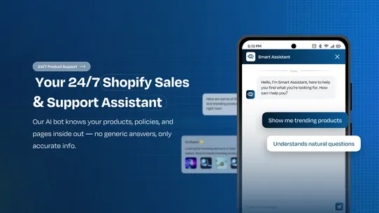 Smart Chatbot AI Assistant screenshot